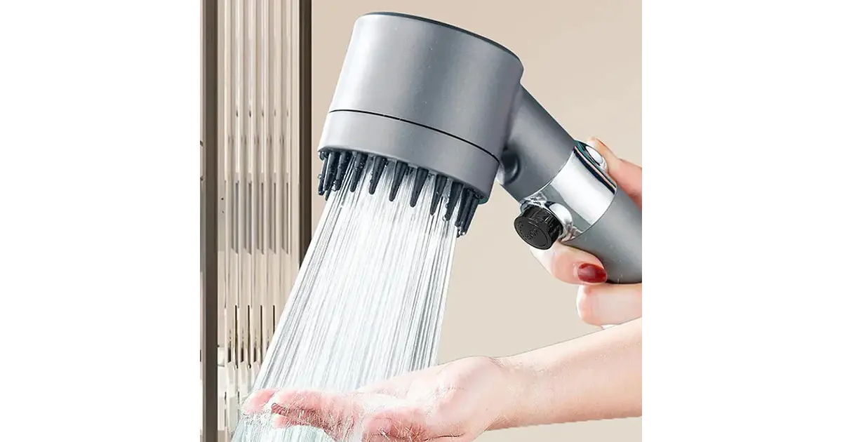Cabezal De Ducha Con Masajeador Alta Presion