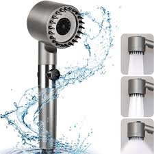 Cabezal De Ducha Con Masajeador Alta Presion